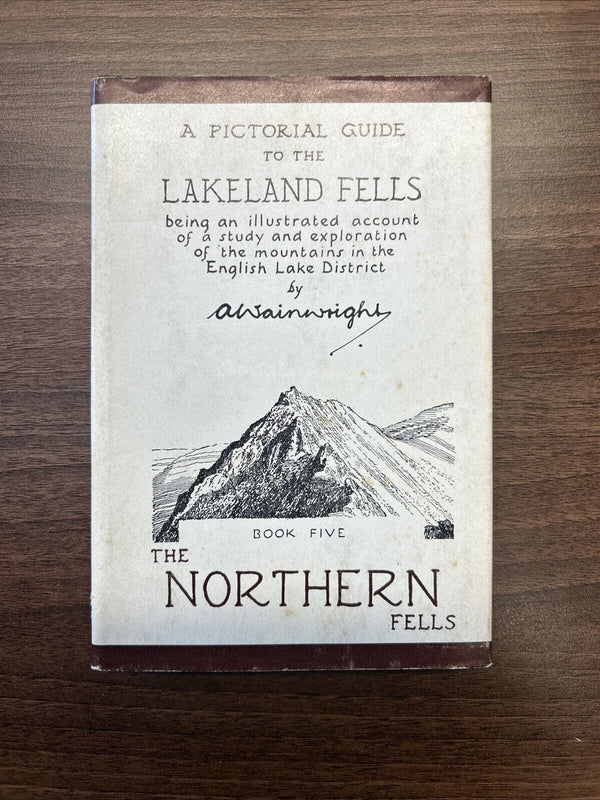 WAINWRIGHT BOOK 5 NORTHERN FELLS Pictorial Guide Dust Jacket 37th Impression