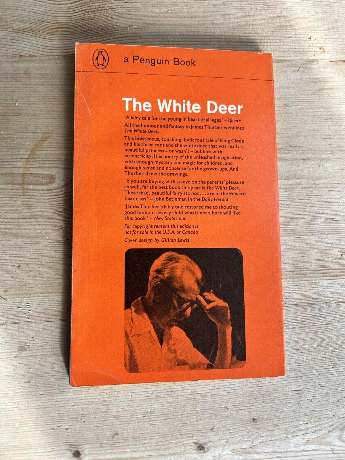 THE WHITE DEAR - James Thurber - Penguin Paperback 1963 No 2056