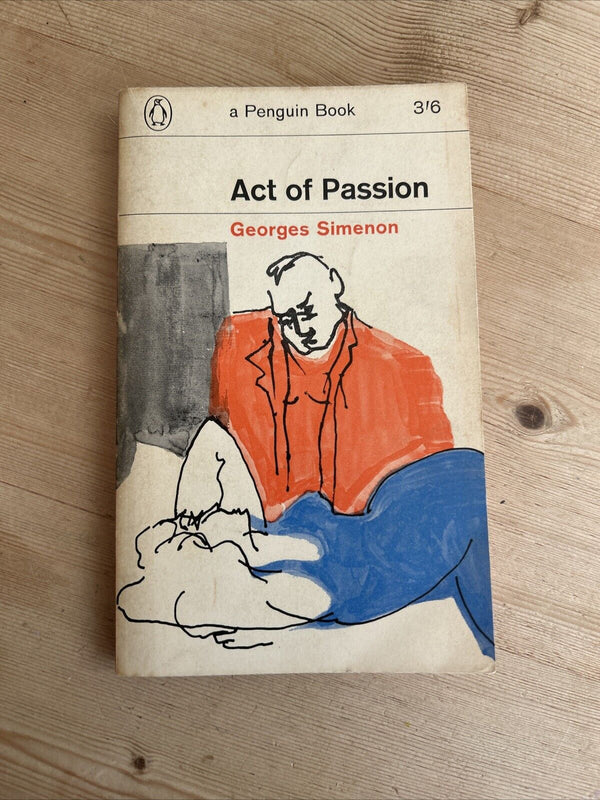 ACT OF PASSION Georges Simenon  - Penguin Paperback 1965 No 2245 Prison Letter