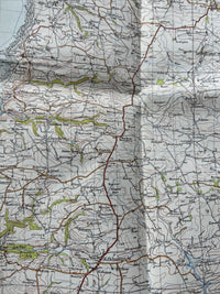 BUDE Ordnance Survey Sixth Series Paper Map 1946 Sheet 174 Boscastle Hartland