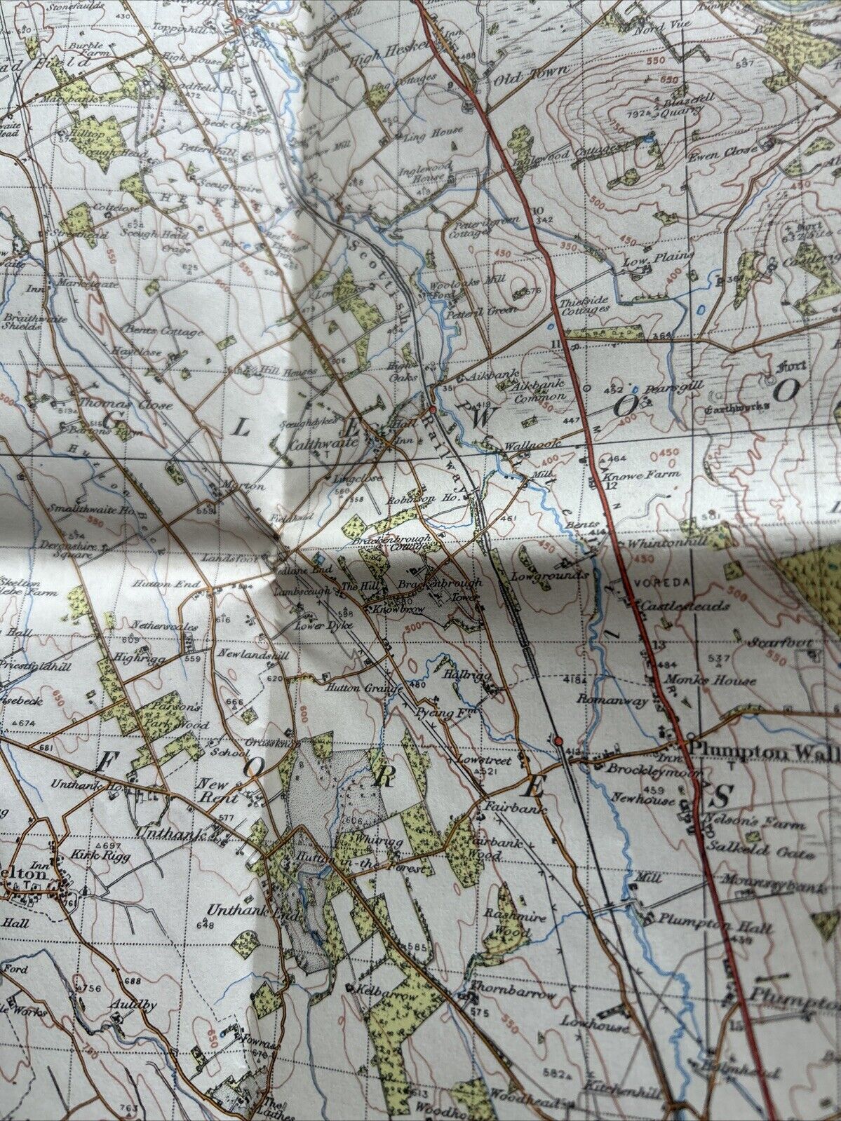 PENRITH Ordnance Survey Map 1947 Sixth Series Sheet 83 Ullswater Appleby