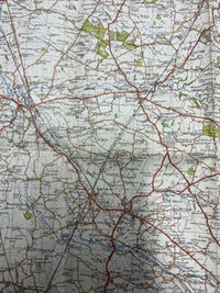 STOKE ON TRENT Ordnance Survey Paper Sixth Series 1947 Sheet 110 One Inch Crewe