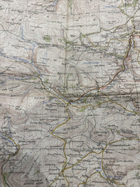 BALA & WELSHPOOL No 117 1953 CLOTH Seventh Series Ordnance Survey One Inch Map