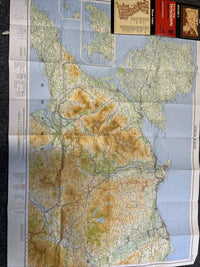 NORTH WALES Bartholomew National Map Series No 27 1976 Snowdon Anglesey