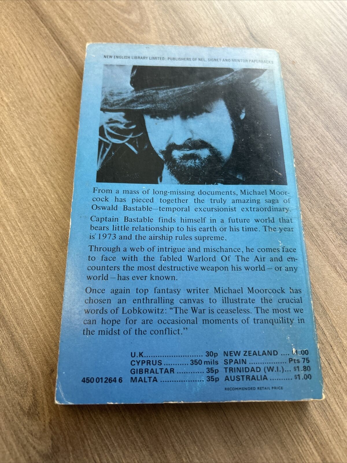 THE WAR LORD OF THE AIR Michael Moorcroft Fantasy 1972 New English Library