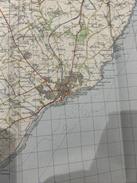 FORFAR Ordnance Survey One Inch Sheet 50 1969 Arbroath Dundee Montrose