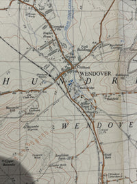 WENDOVER Ordnance Survey Sheet SP80 1:25000 1948 Great Kimble Great Missenden