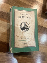 GERMINAL Emile Zola Penguin Classics L45 1954 Trans By LW Tancock