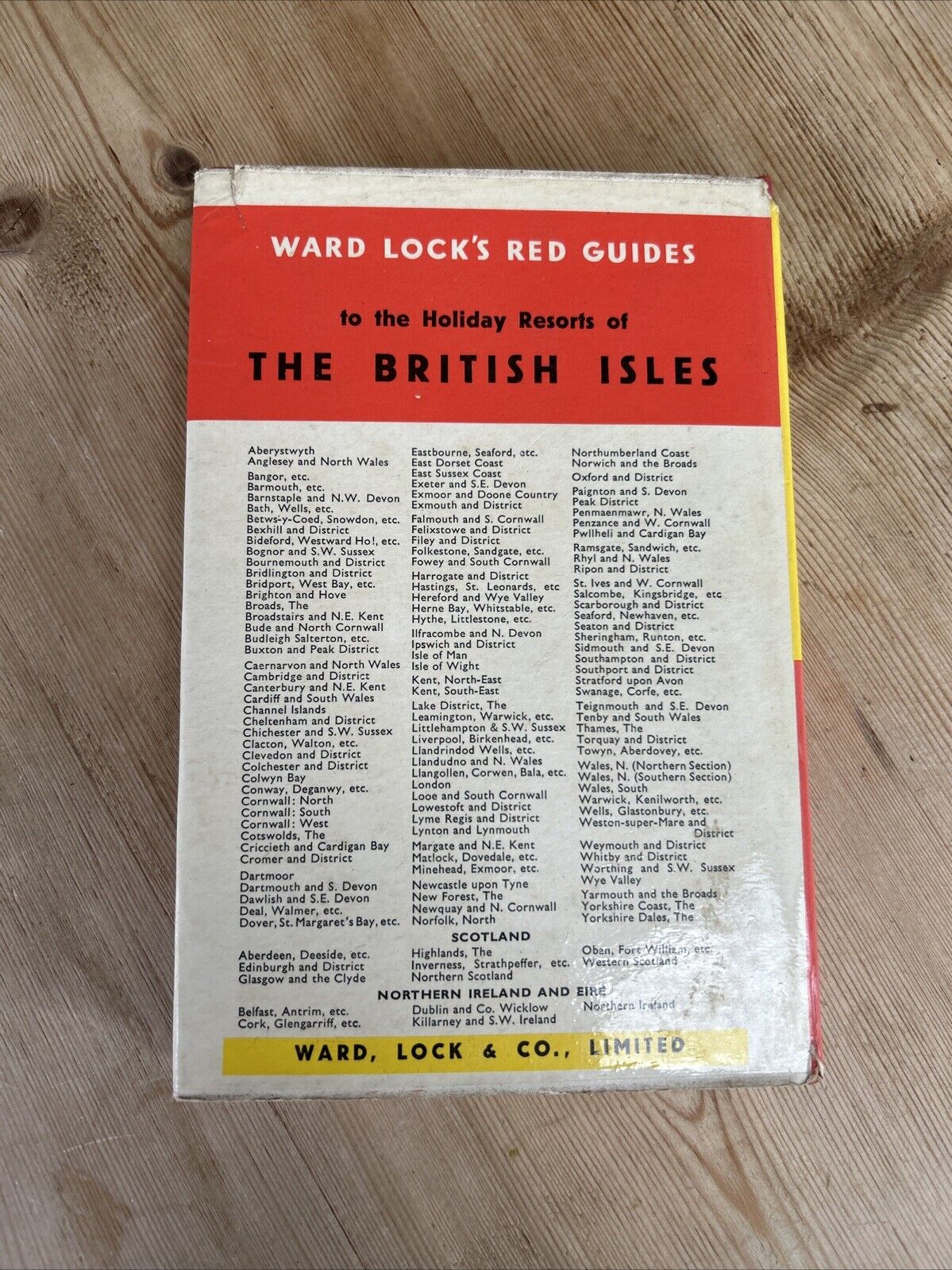 PENZANCE Newlyn St Ives Lands End Scilly Ward Locks Red Guide Dust Jacket Maps