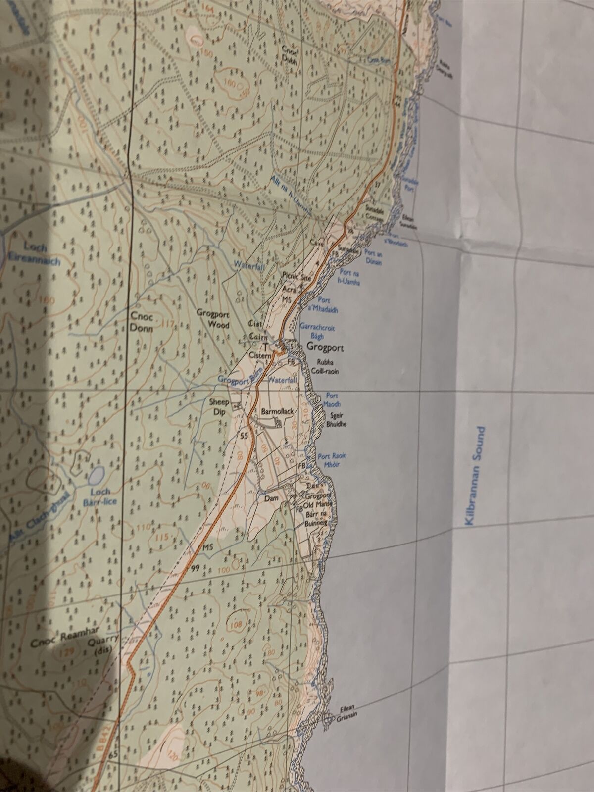 GROGPORT (KINTYRE) Pathfinder Ordnance Survey No 440 (NR 74 & 84) 1:25000 1989