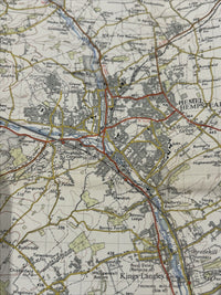 LONDON North West Ordnance Survey Seventh Series CLOTH One inch 1957 Sheet 160