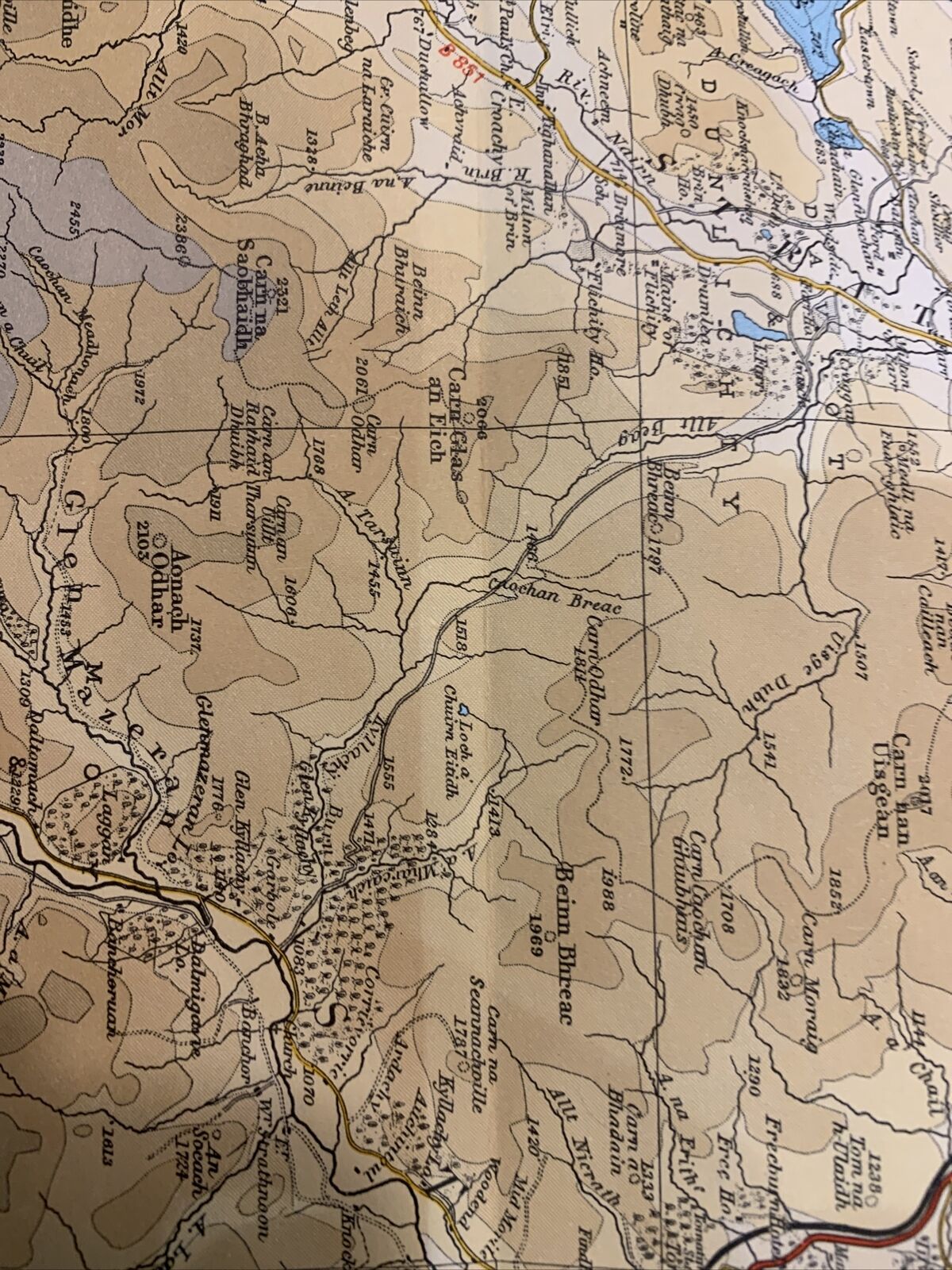 MORAY FIRTH Bartholomew - Half Inch Map 1964 No 55 Loch Ness Inverness Aviemore