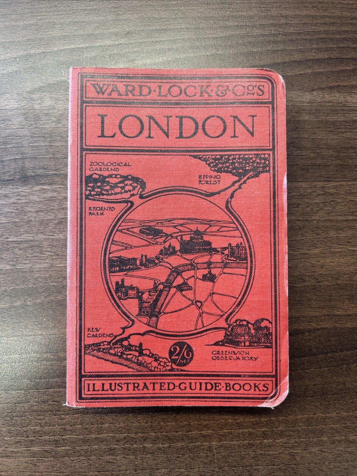 LONDON Ward Locks Illustrated  Hardback 1935 Maps Kew Greenwich