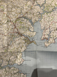 TRURO & FALMOUTH Ordnance Survey Seventh Series Paper One inch 1961 Sheet 190