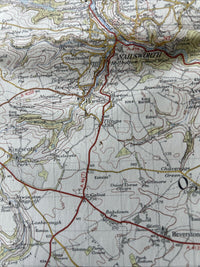 BRISTOL & STROUD Ordnance Survey CLOTH Seventh Series Map 1 Inch 1953 Sheet 156