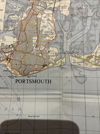 CHICHESTER Ordnance Survey Seventh Series CLOTH 1-inch 1960 Sheet 181 Portsmouth