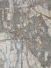 ABINGDON - Pathfinder Ordnance Survey 1:25000 1988 No 1136 Dorchester Marcham