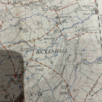 BUCKLAND ST  MARY Ordnance Survey Sheet ST21 1:25000 1959 Churchingford Corfe