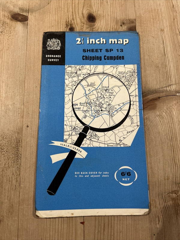 CHIPPING CAMPDEN Ordnance Survey Sheet SP13   2 & Half Inch MAP 1952 Sezincote