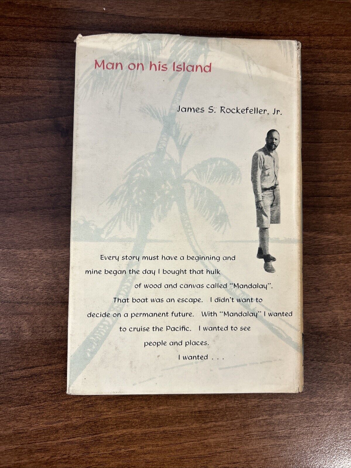 MAN ON HIS ISLAND James S Rockefeller Jr Adventurers Club Sailing Travel Sloop