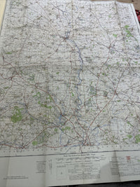 BANBURY No 145 1953 Paper Seventh Series Ordnance Survey One Inch Map Woodstock