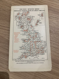 Loch Arkaig Ordnance Survey 7th Series One Inch Map 1966 No 35