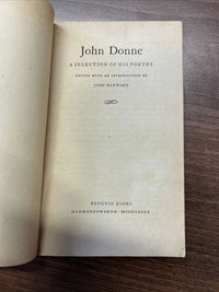 THE PENGUIN POETS John Donne 1950 D13 First