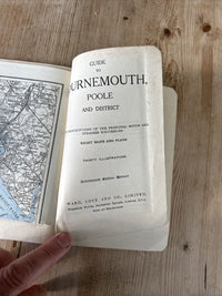 BOURNEMOUTH & District Ward Locks Illustrated  Hardback 17th Edition 1930? Maps