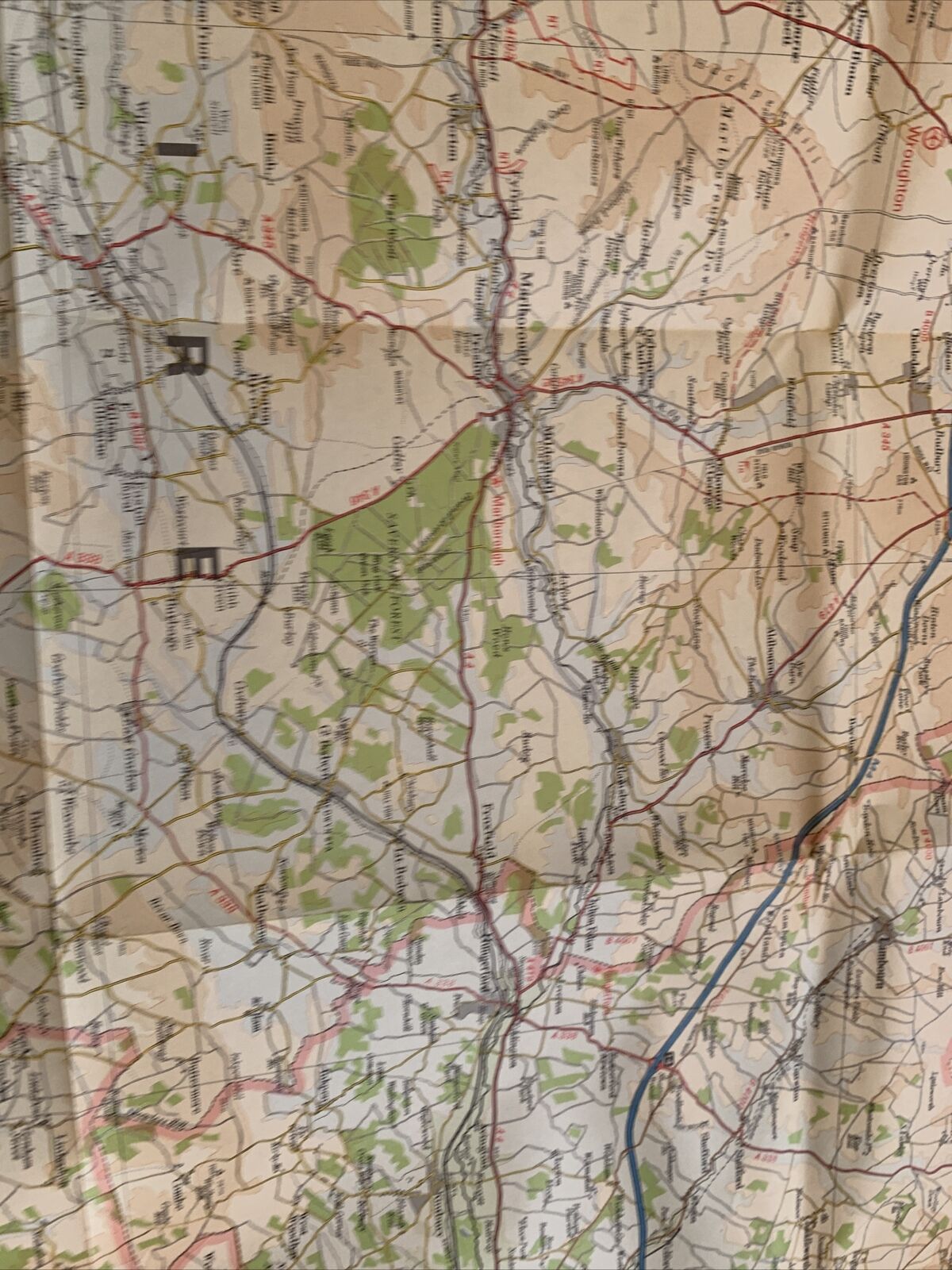 READING & SALISBURY PLAIN Bartholomew National Map Series No 8 1975 Basingstoke