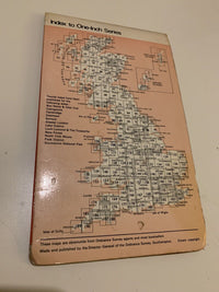 Cardigan South Wales - Ordnance Survey Map One Inch 1967 Sheet 139