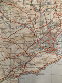 Isle Of Man - Ordnance Survey One Inch Map Sheet 87 1970