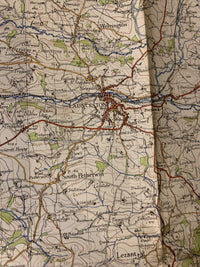 BODMIN & LAUNCESTON Ordnance Survey Sixth Edition One inch 1946 Sheet 186 Paper