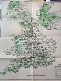 SCENERY and THROUGH ROUTE MAP OF GREAT BRITAIN 1960s?