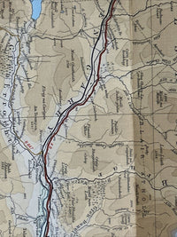 GRAMPIANS Bartholomew CLOTH Half Inch Map No 51 Scotland 1965 Newtonmore