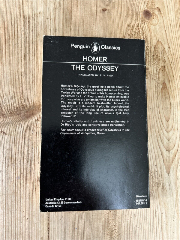 THE ODYSSEY Homer - Penguin Classics 1980 Good Condition