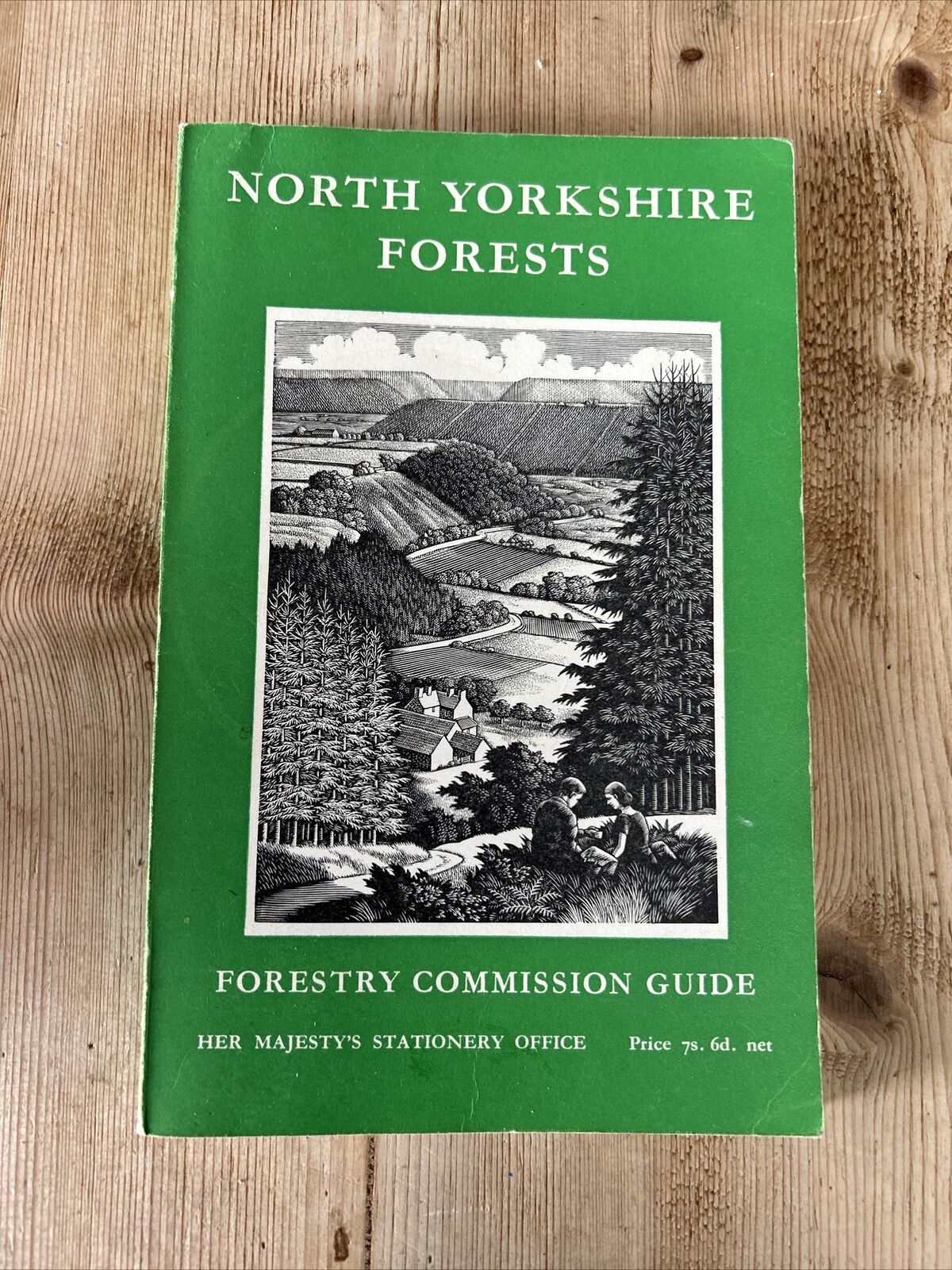 NORTH YORKSHIRE FORESTS HMSO 1966 Guide Photos Maps Forestry Commission