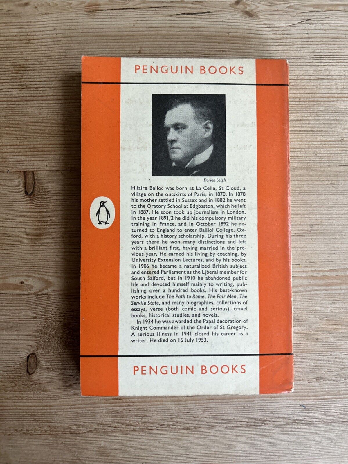 THE CRUISE OF THE NONA Hilaire Belloc - Penguin Books No 1327 1958