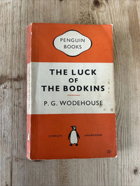 THE LUCK OF THE BODKINS P G Wodehouse Penguin Books No 986 1954