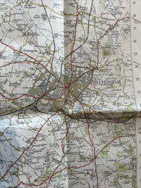 GLOUCESTER & MALVERN Ordnance Survey Seventh Series Paper 1 inch 1953 Sheet 143