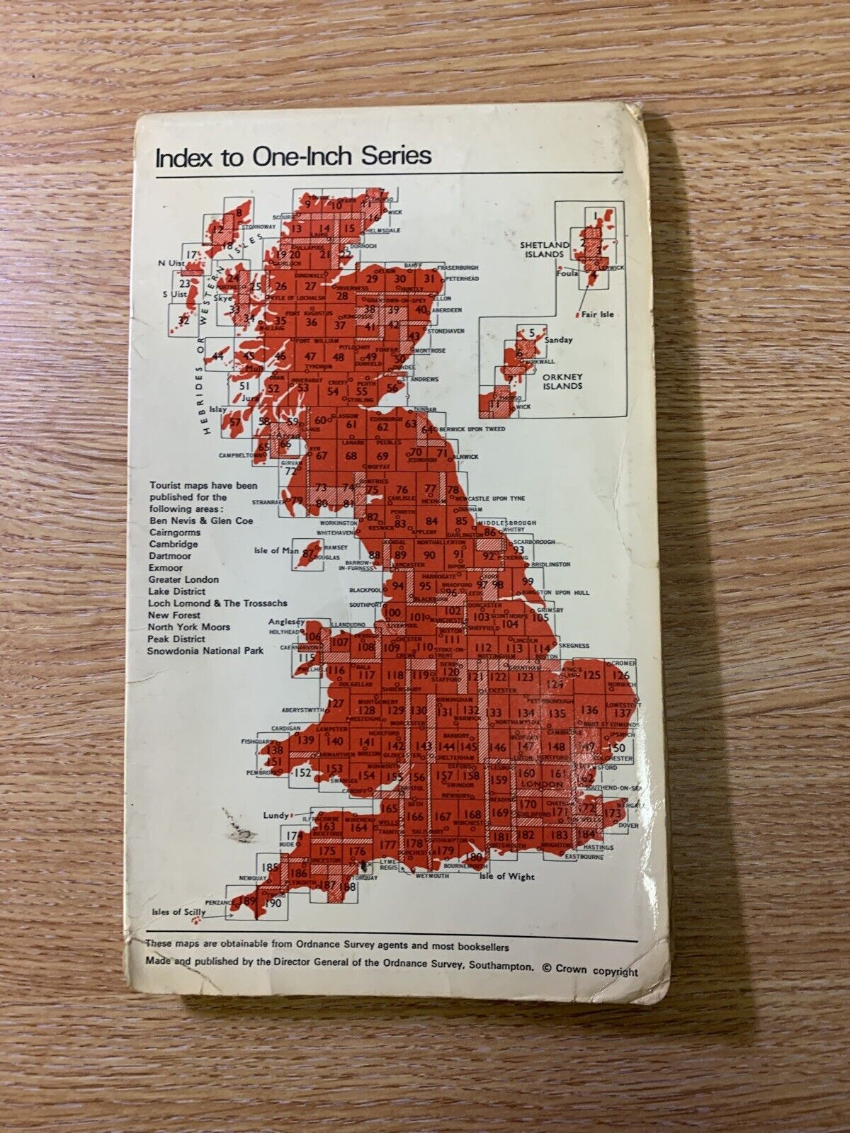 Montgomery & Llandrindod Wells Wales Ordnance Survey Map One Inch 1966 Sheet 128