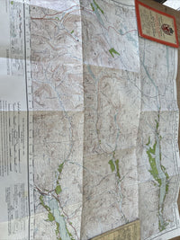 KILLIN & LOCH RANNOCH Ordnance Survey One Inch Sheet 55 Popular Ed 1947 Cloth