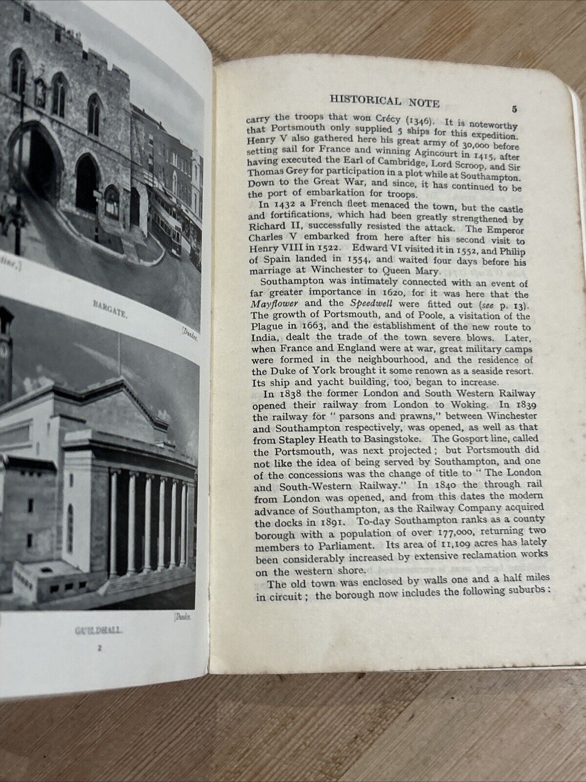 THE NEW FOREST Ward Lock Illustrated Hardback 1930s? Maps Christchurch Hamble