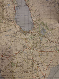 STRANRAER Ordnance Survey CLOTH One Inch Map Sheet 80 1963 Loch Ryan Luce Bay