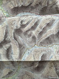 LORN & LOCHABER Ordnance Survey One Inch CLOTH Tourist Map 1959 Oban & Lochaber