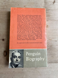 THE INTELLIGENT HEART Harry Moore Penguin  Biography 1960 No 1514 DH Lawrence