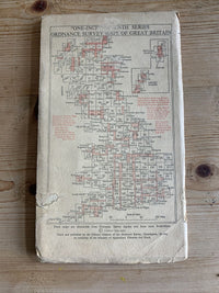 Grantown & Cairngorm No 38 1957 7th Series CLOTH Ordnance Survey One Inch Map