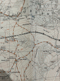 MEOPHAM Ordnance Survey Sheet TQ66 1:25000 1957 Kent Birling