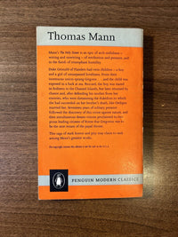 THE HOLY SINNER Thomas Mann 1961 Edition PENGUIN Modern Classics No 1625