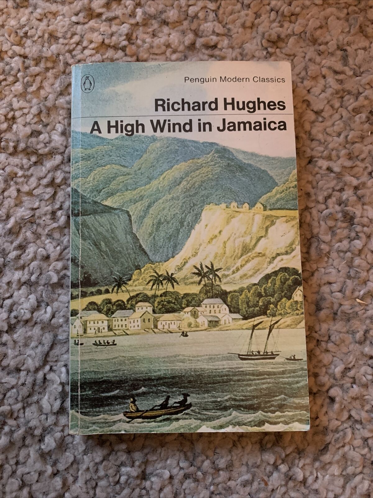 A HIGH WIND IN JAMAICA  By Richard Hughes 1974 Penguin Modern Classic