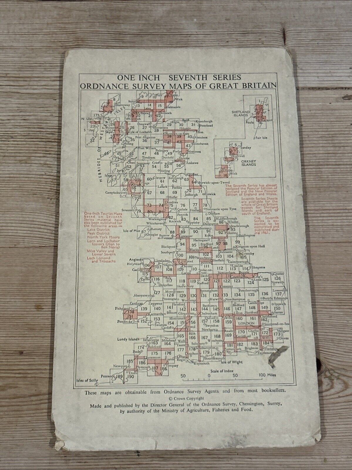 BOURNEMOUTH Ordnance Survey Seventh Series Paper One inch 1960 Sheet 179 Poole